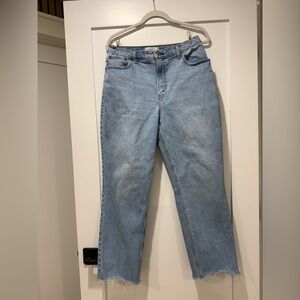 Abercrombie & Fitch Light Blue Straight Leg Jeans
